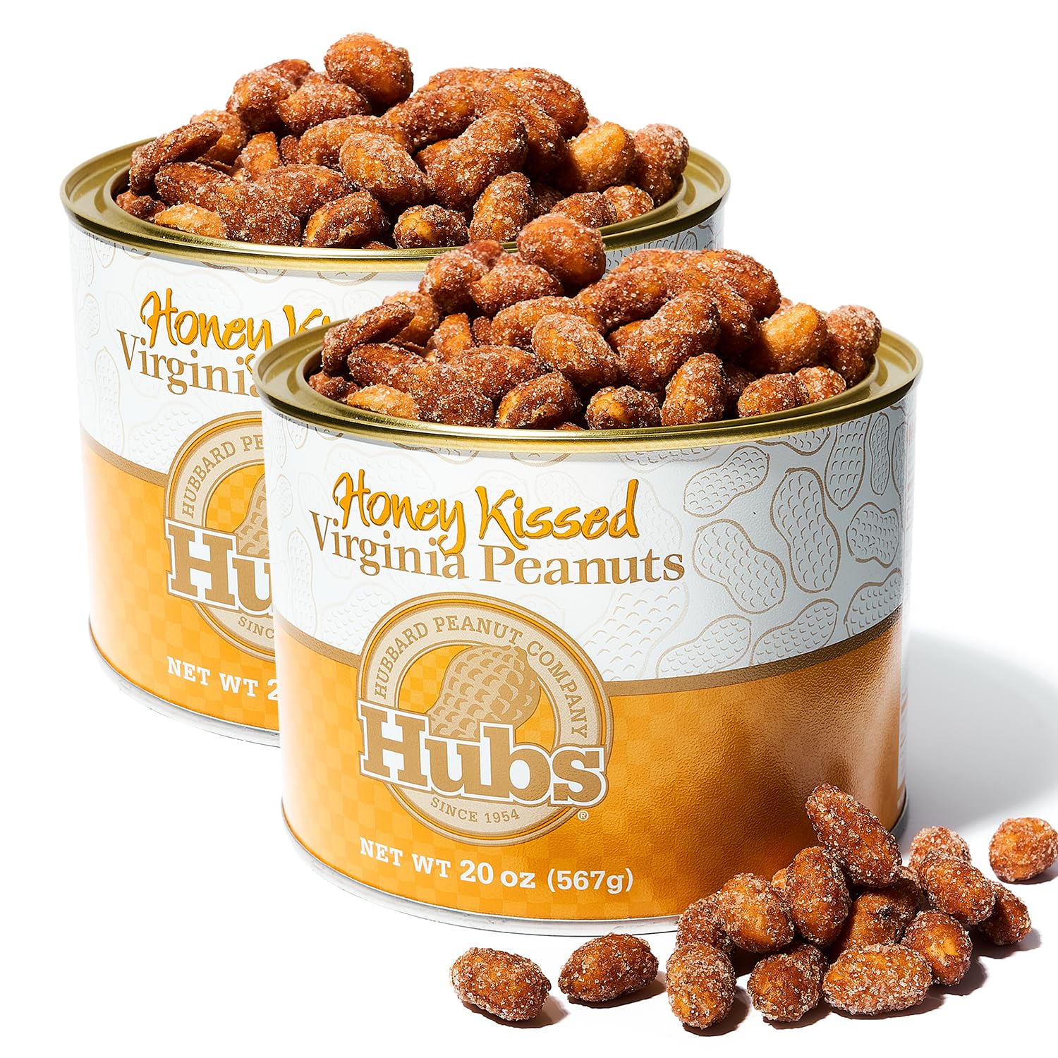 Amazon.com : Hubs Peanuts Super Extra-Large Honey Kissed Virginia